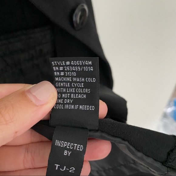 Bcx Blazer Suit Jacket Black Button Front Lined Business Casual Office Medium - Picture 7 of 8